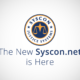 the syscon logo and the text: "The new syscon.net is here"